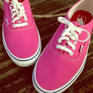 Brand new pink vans
